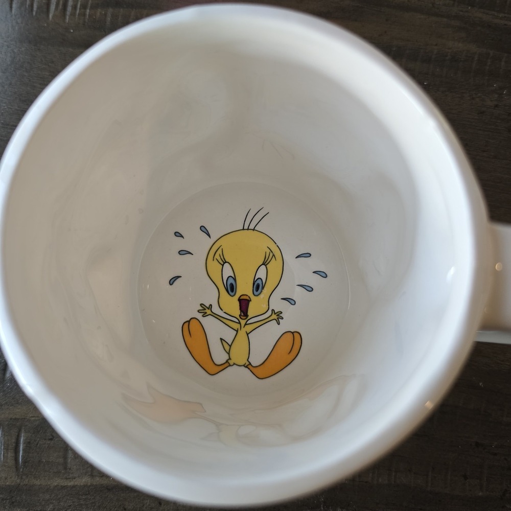 Vintage Gibson 1999 Looney Tunes‎ Tweety And Sylvester 16 OZ Mug Coffee Cup. - Picture 6 of 9